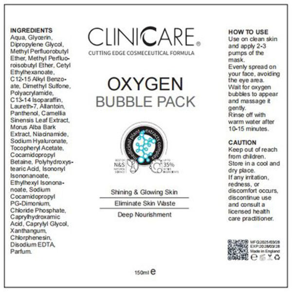 Oxygen Bubble Pack